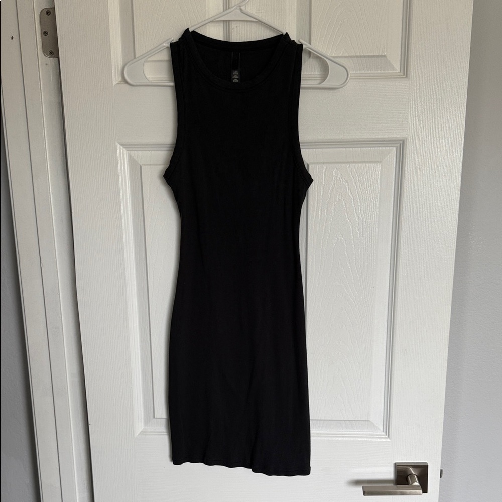 SKIMS Black Mini Dress